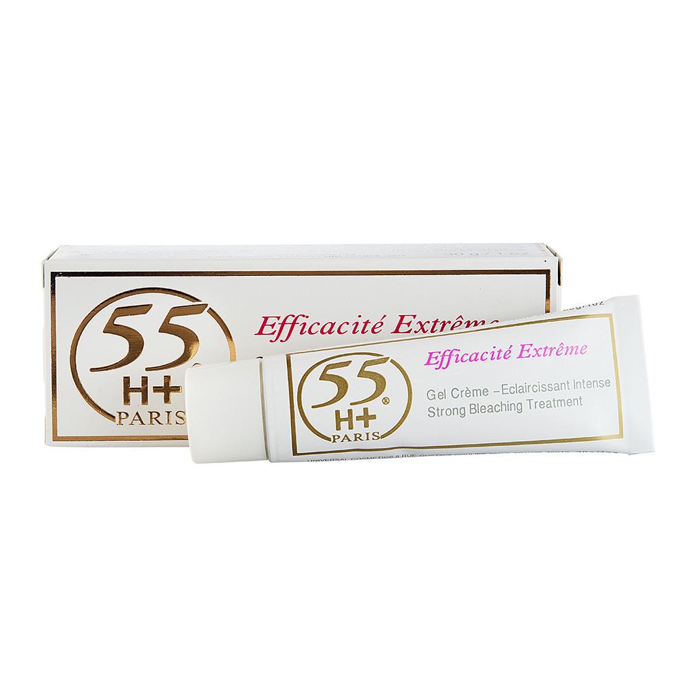 55H+ PARIS ® Extrême GEL-CRÈME Éclaircissant Intense.