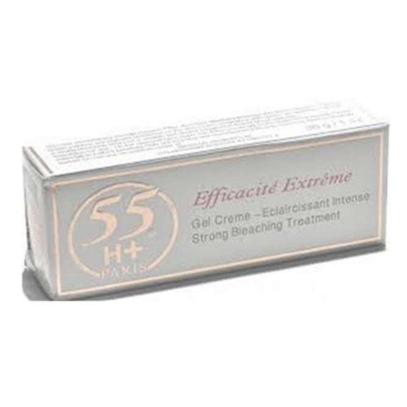 55H+ PARIS ® Extrême GEL-CRÈME Éclaircissant Intense. 55H+ PARIS ® Extrême GEL-CRÈME Éclaircissant Intense.
