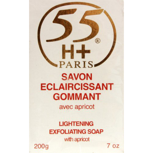 55H+ Paris ® Exceptionnel SAVON Éclaircissant Gommant. 55H+ Paris ® Exceptionnel SAVON Éclaircissant Gommant.