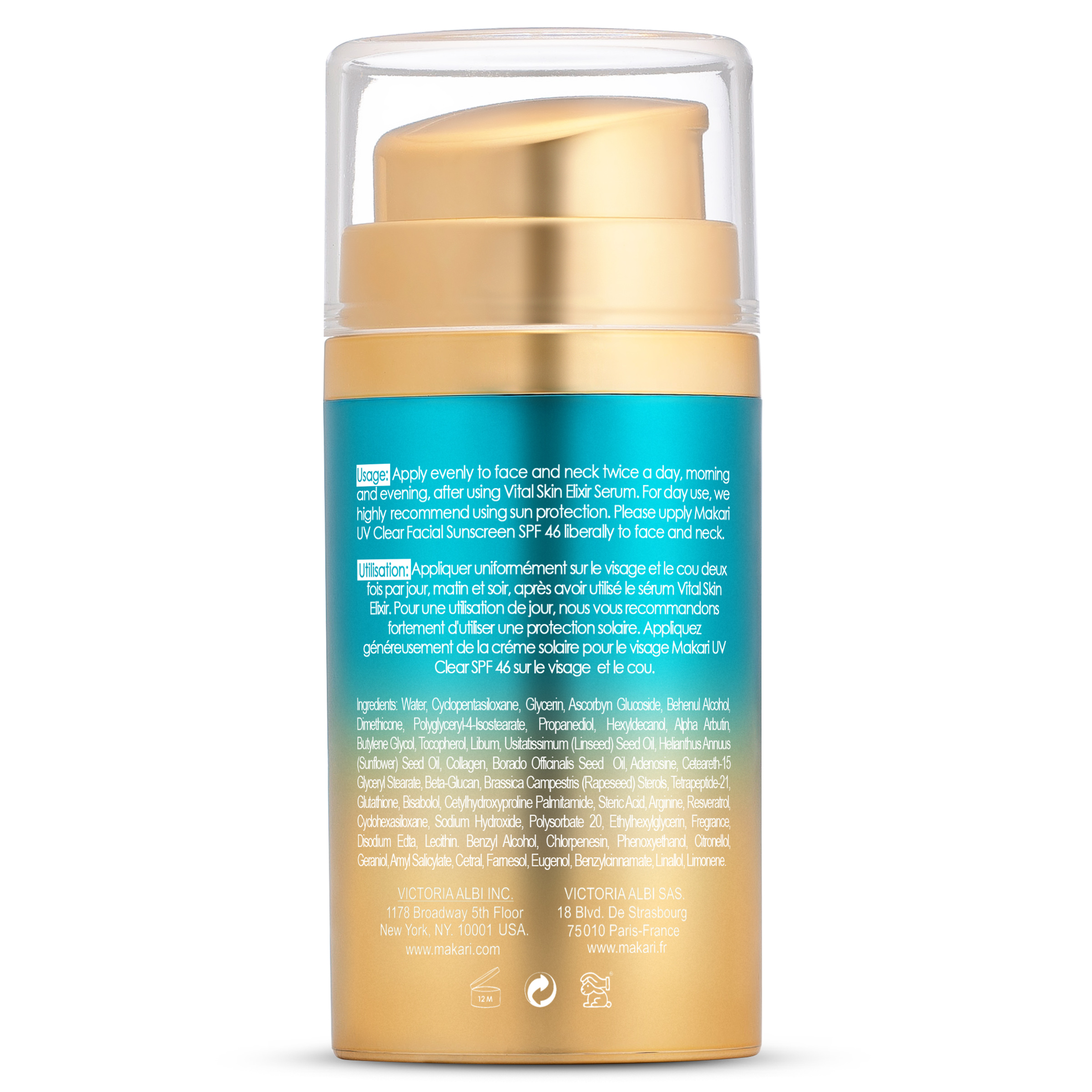 MAKARI CRISTAL BLEU Ultime Intense Hydratant VISAGE VITALITÉ. MAKARI CRISTAL BLEU Ultime Intense Hydratant VISAGE VITALITÉ.