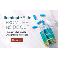 MAKARI CRISTAL BLEU  ORALIGHT LUMINESCE.  