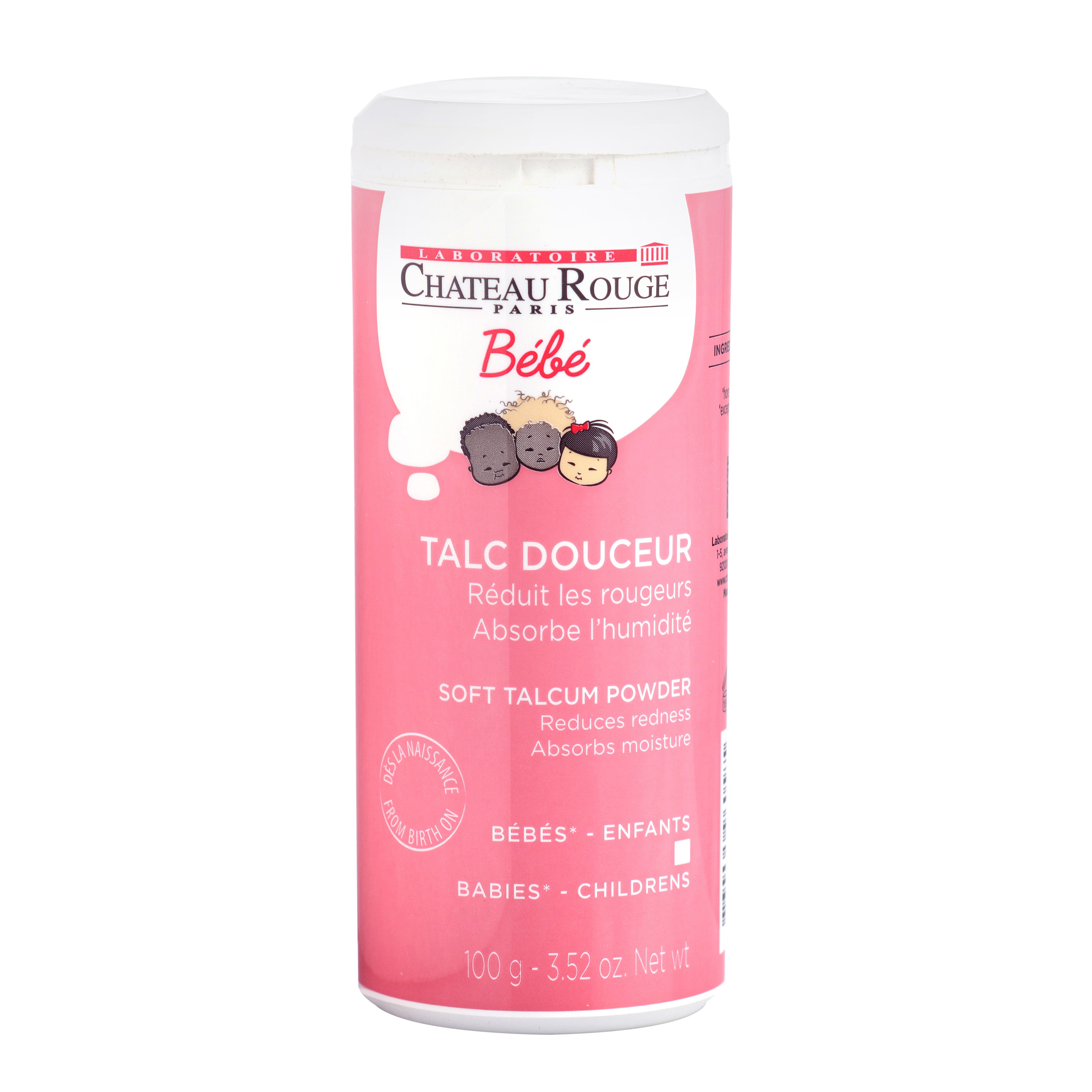 CHATEAU ROUGE BÉBÉ TALC DOUCEUR Corps. 