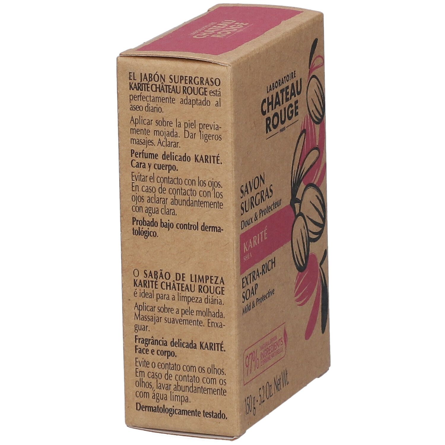 CHATEAU ROUGE PARIS SAVON SURGRAS KARITÉ. CHATEAU ROUGE PARIS SAVON SURGRAS KARITÉ.