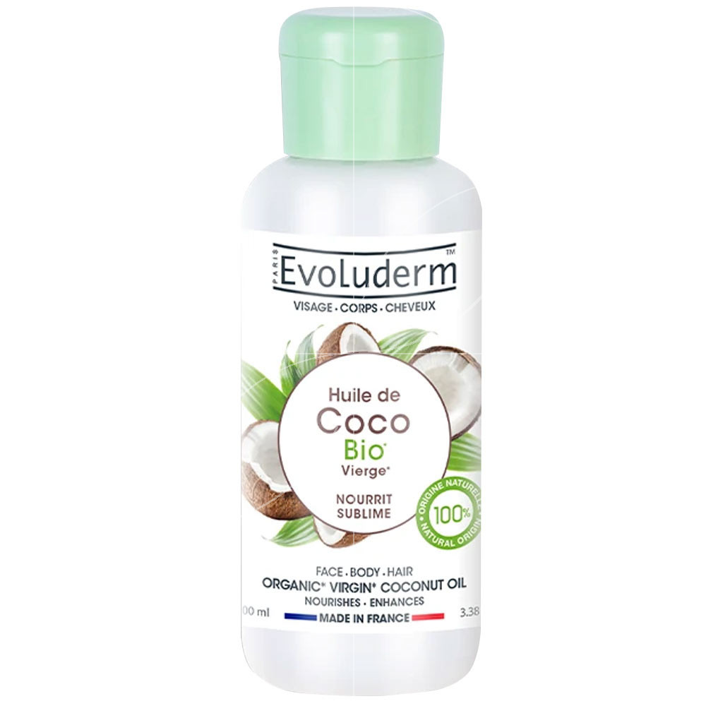 EVOLUDERM® HUILE DE COCO BIO VIERGE.