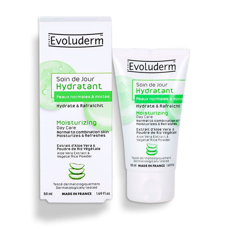 EVOLUDERM® SOIN DE JOUR HYDRATANT.
