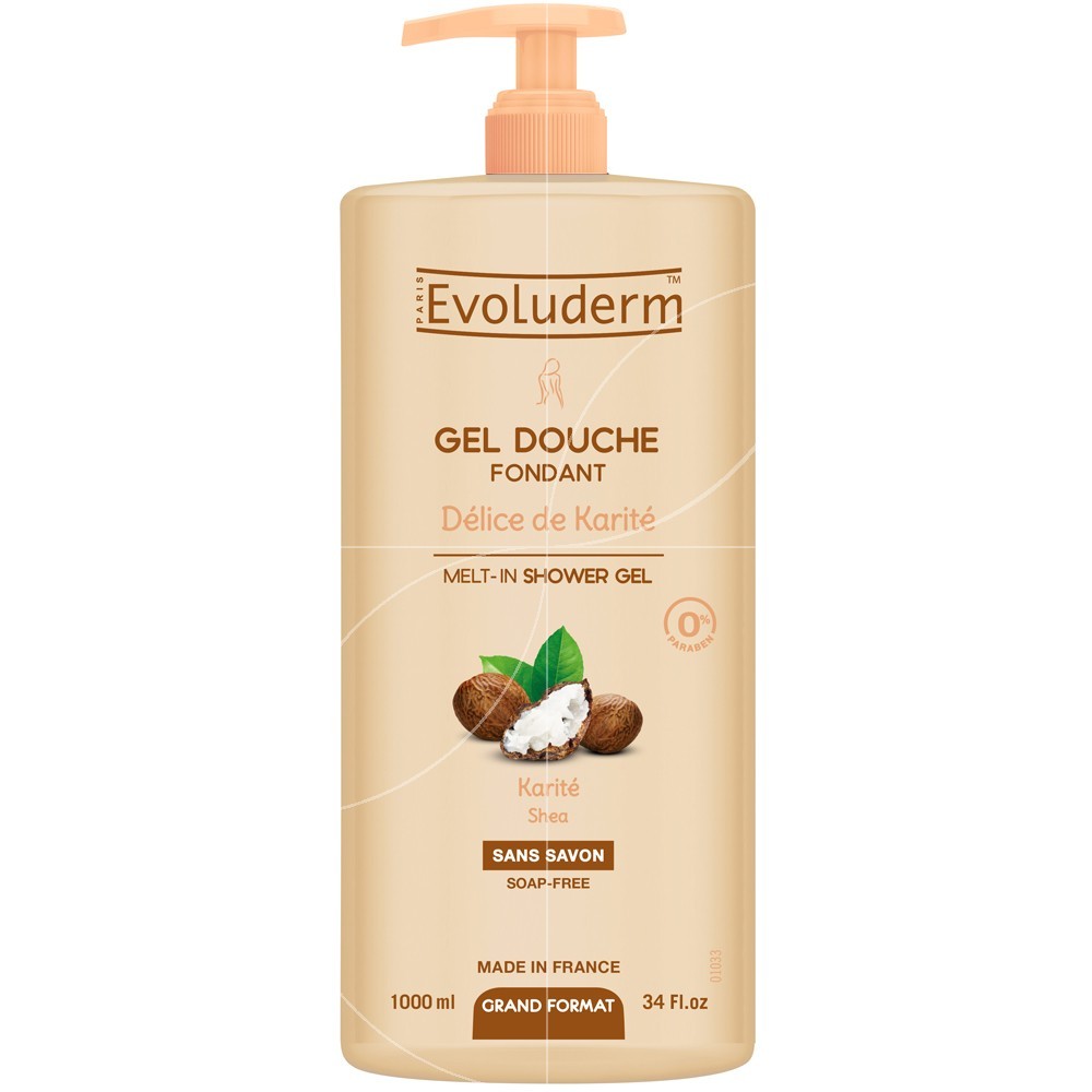 EVOLUDERM® GEL DOUCHE DÉLICE de KARITÉ XL.