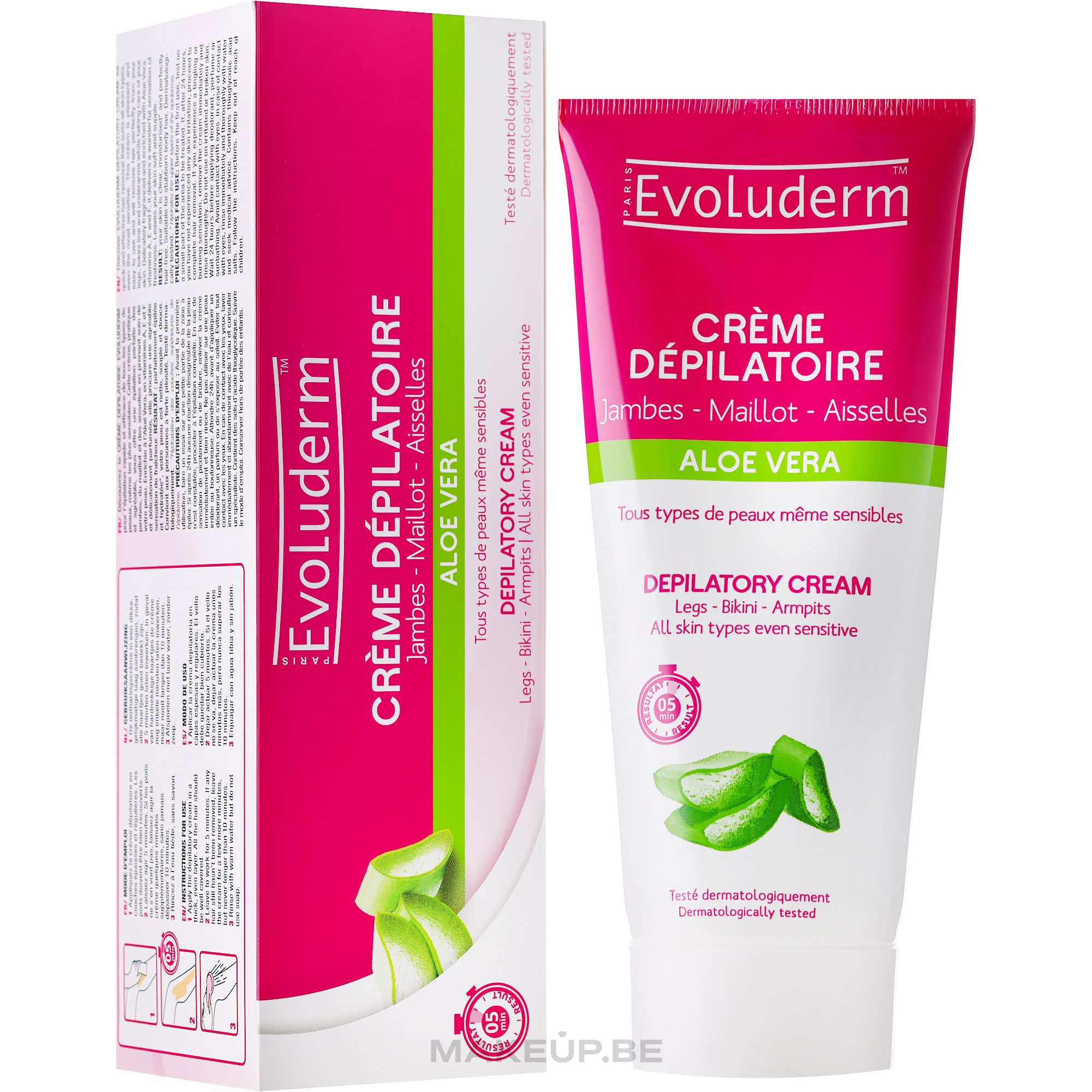 EVOLUDERM® CRÈME DÉPILATOIRE.