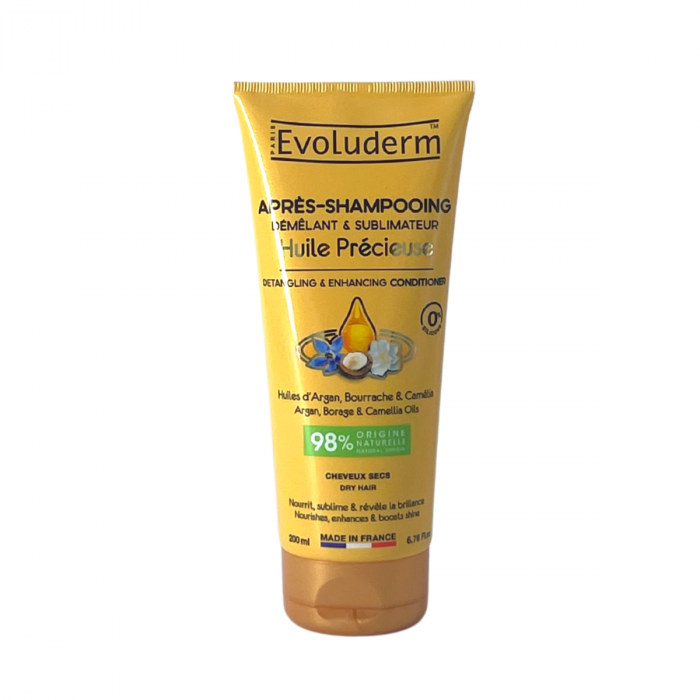EVOLUDERM® DÉMÊLANT & SUBLIMATEUR HUILE PRÉCIEUSE.