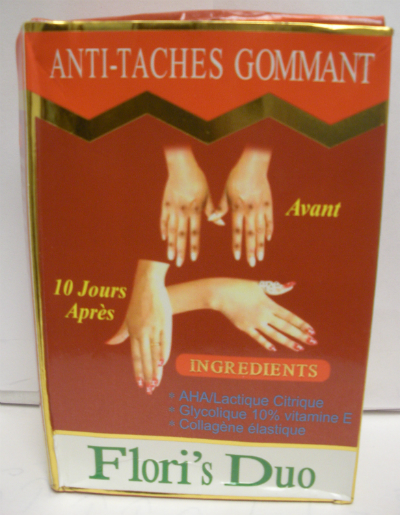 FLORI’S DUO ®  ANTI TACHES GOMMANT.