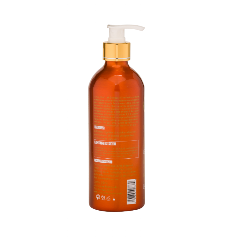 CARROT GLOW ® LAIT de Beauté Tonification Intense. CARROT GLOW ® LAIT de Beauté Tonification Intense.