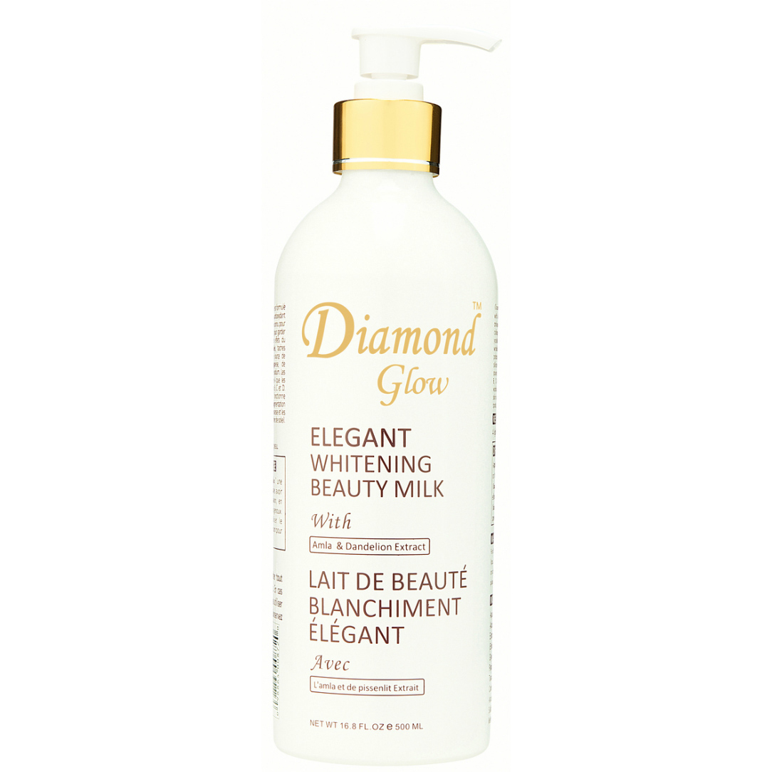 DIAMOND GLOW ® LAIT de Beauté Blanchiment Élégant.