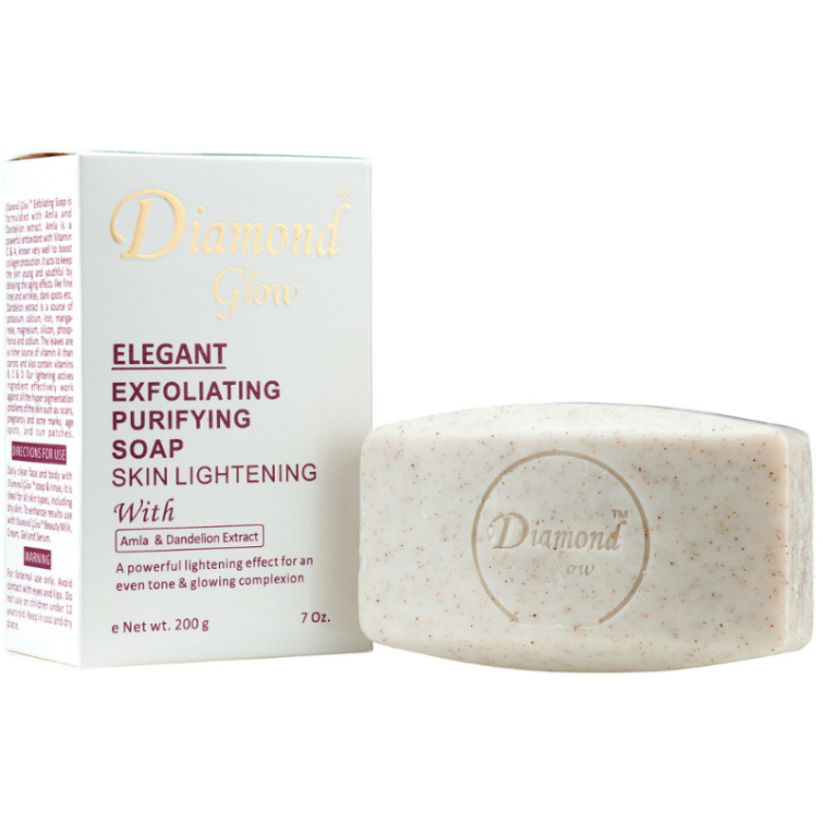 DIAMOND GLOW ® Extensive Exfoliating Purifying SOAP. DIAMOND GLOW ® Extensive Exfoliating Purifying SOAP.
