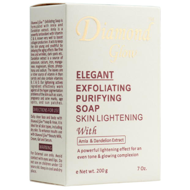 DIAMOND GLOW ® Extensive Exfoliating Purifying SOAP. DIAMOND GLOW ® Extensive Exfoliating Purifying SOAP.