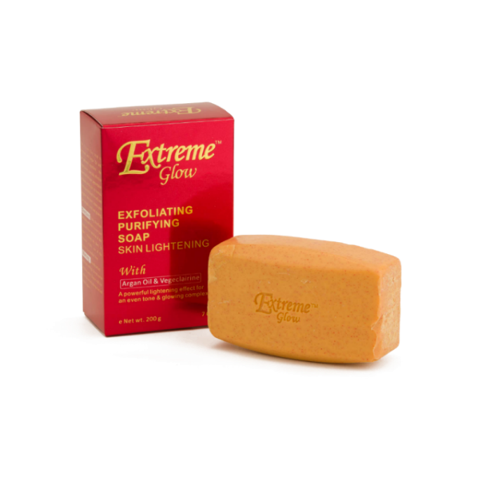 EXTREME GLOW ® Exfoliating Purifying SOAP. EXTREME GLOW ® Exfoliating Purifying SOAP.