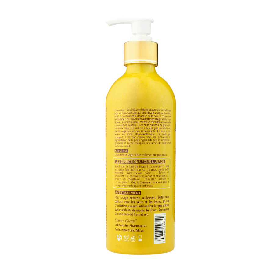 LEMON GLOW ® LAIT de Beauté Éclaircissant Ultime. LEMON GLOW ® LAIT de Beauté Éclaircissant Ultime.