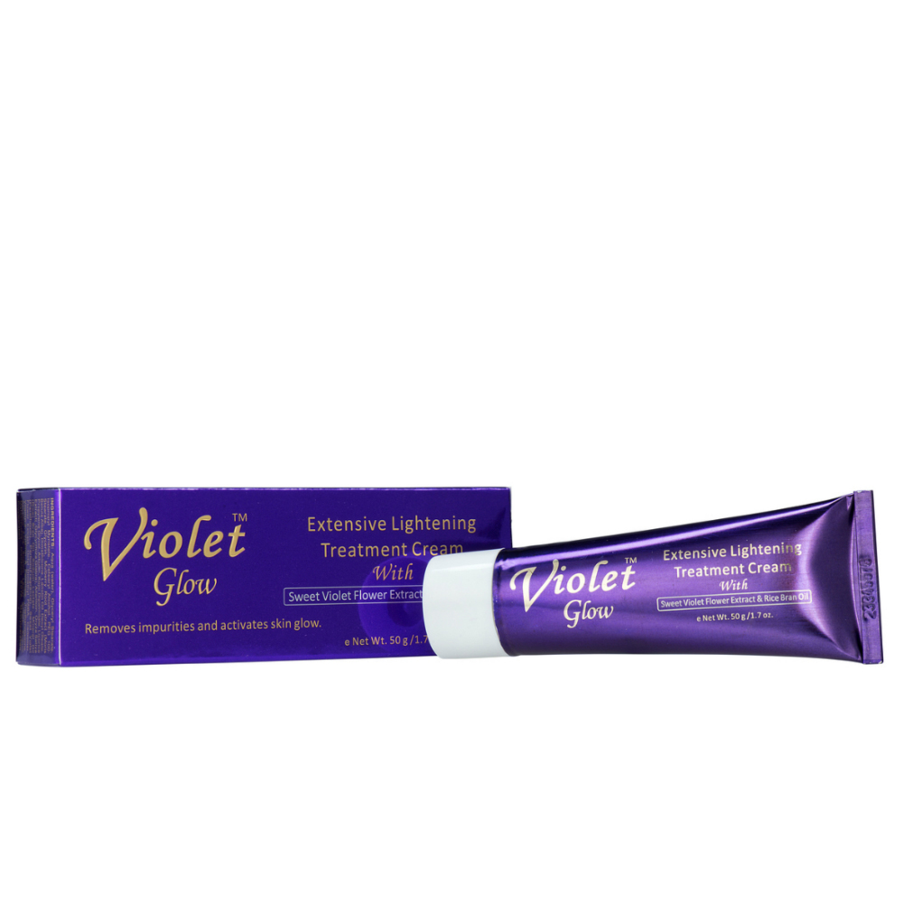 VIOLET GLOW ® Extensive Lightening Treatment CREAM. VIOLET GLOW ® Extensive Lightening Treatment CREAM.