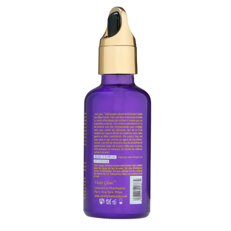 VIOLET GLOW ® SERUM de Beauté Éclaircissant Extensif. VIOLET GLOW ® SERUM de Beauté Éclaircissant Extensif.