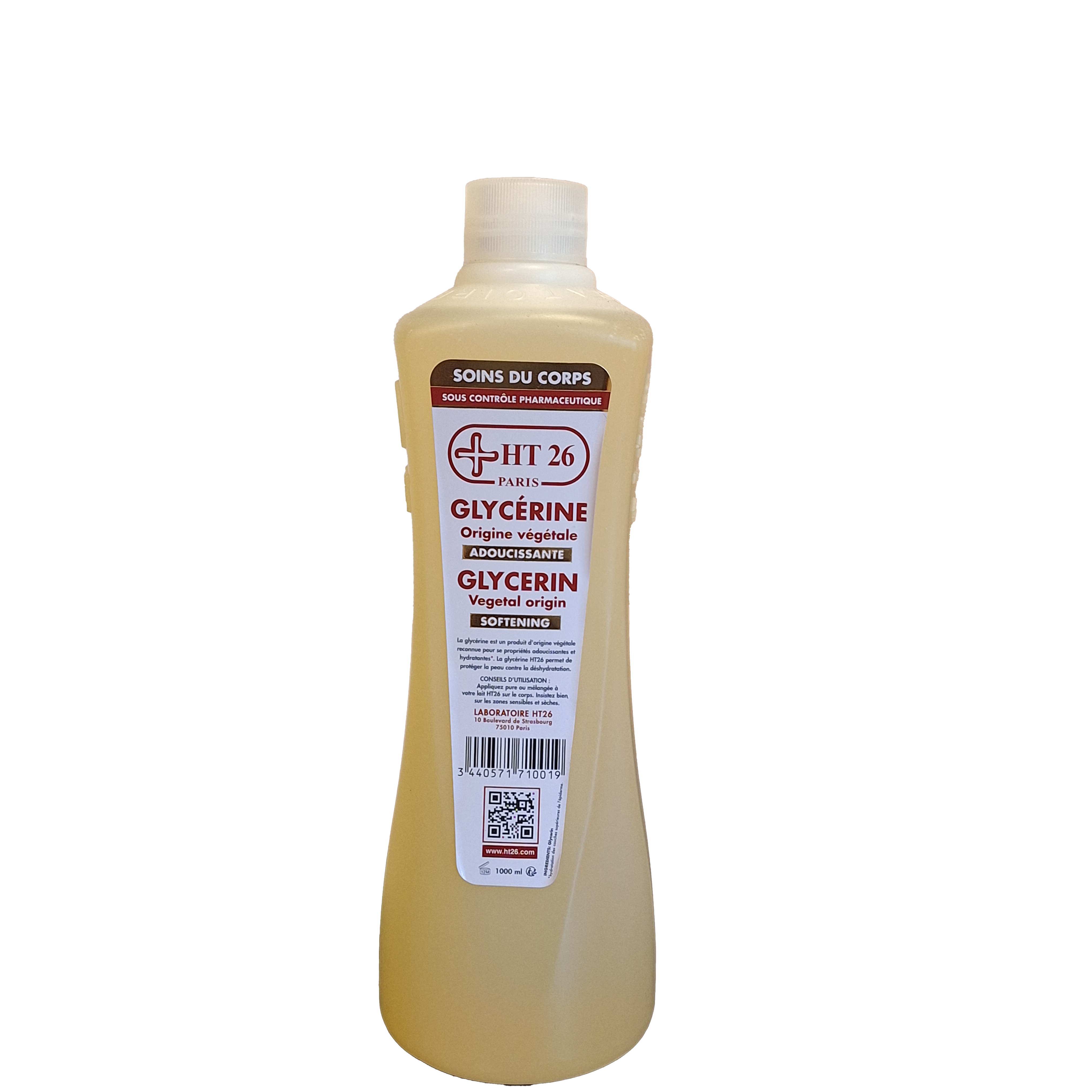 HT26 PARIS ® GLYCÉRINE Origine Végétale.