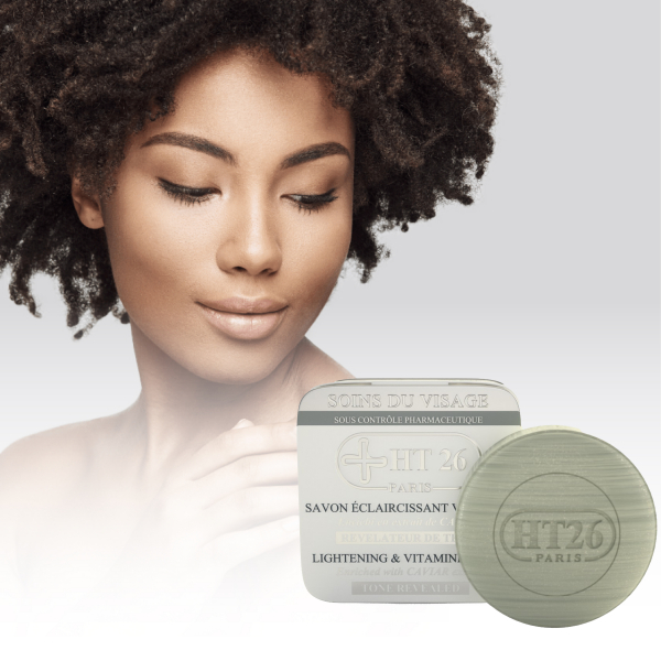 HT26 PARIS® CAVIAR SAVON Éclaircissant Vitaminé.