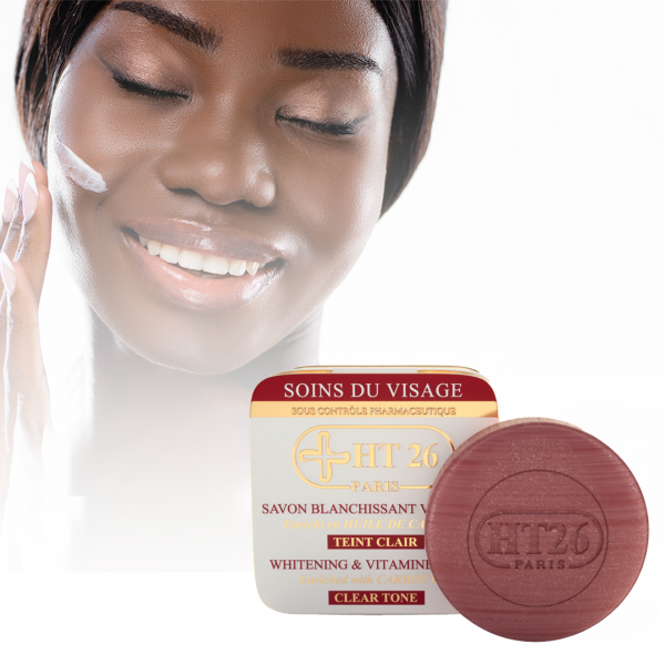 HT26 PARIS® ACTION TÂCHES SAVON Blanchissant Vitaminé.