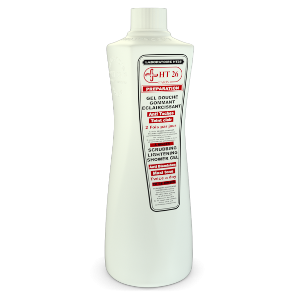 HT26 ® PREPARATION GEL Douche Gommant Éclaircissant. HT26 ® PREPARATION GEL Douche Gommant Éclaircissant.