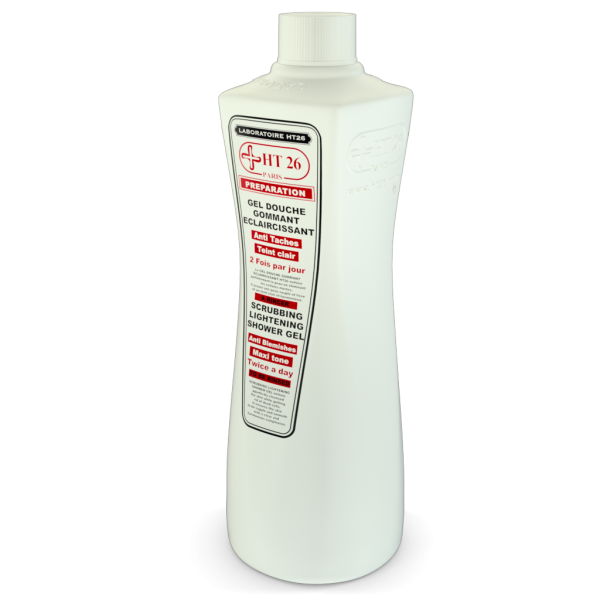 HT26 ® PREPARATION GEL Douche Gommant Éclaircissant. HT26 ® PREPARATION GEL Douche Gommant Éclaircissant.