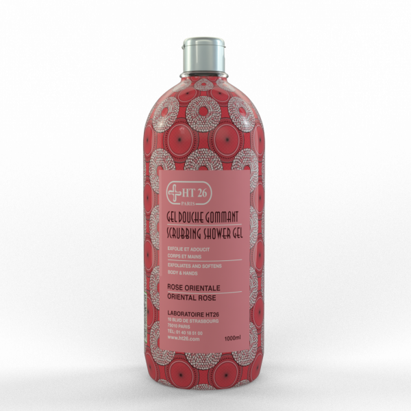 HT26 ® WAX ROSE ORIENTALE GEL DOUCHE GOMMANT.