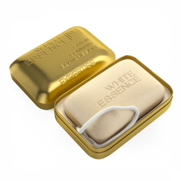 WHITE ESSENCE® EXPERTISE SAVON Gommant Blanchissant. WHITE ESSENCE® EXPERTISE SAVON Gommant Blanchissant.