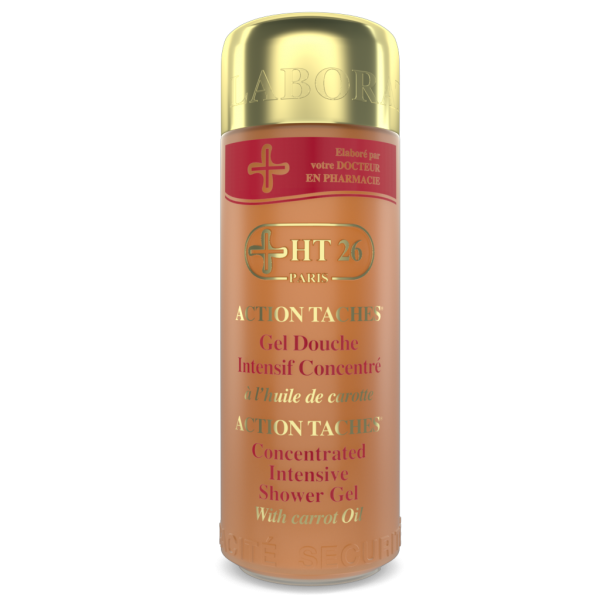 HT26 ® ACTION-TACHES GEL DOUCHE Intensif Concentré. HT26 ® ACTION-TACHES GEL DOUCHE Intensif Concentré.