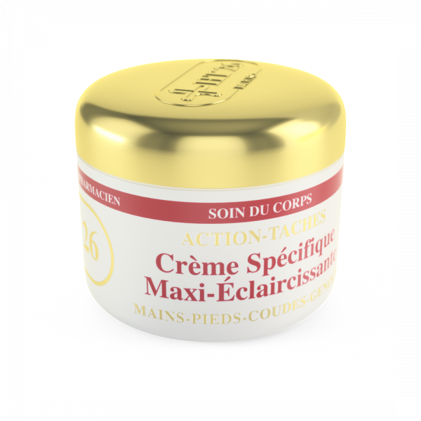 HT26 ® ACTION TACHES CRÈME Spécifique Maxi-Éclaircissante. HT26 ® ACTION TACHES CRÈME Spécifique Maxi-Éclaircissante.
