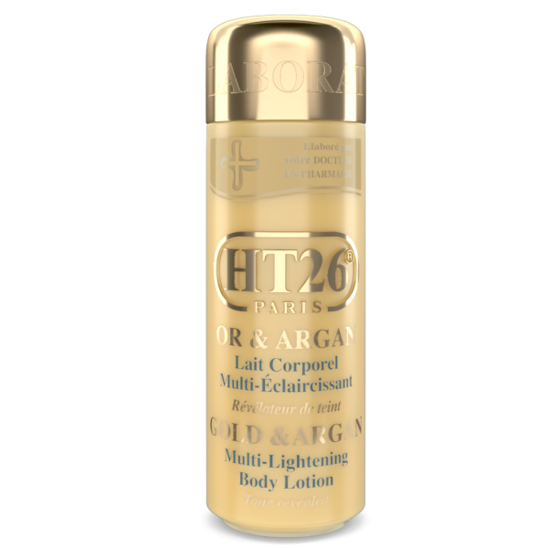 HT26 ® OR & ARGAN LAIT Corporel Multi Éclaircissant.