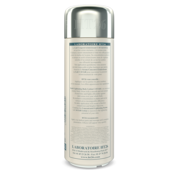HT26 ® CAVIAR Multi Lightening Body LOTION. HT26 ® CAVIAR Multi Lightening Body LOTION.