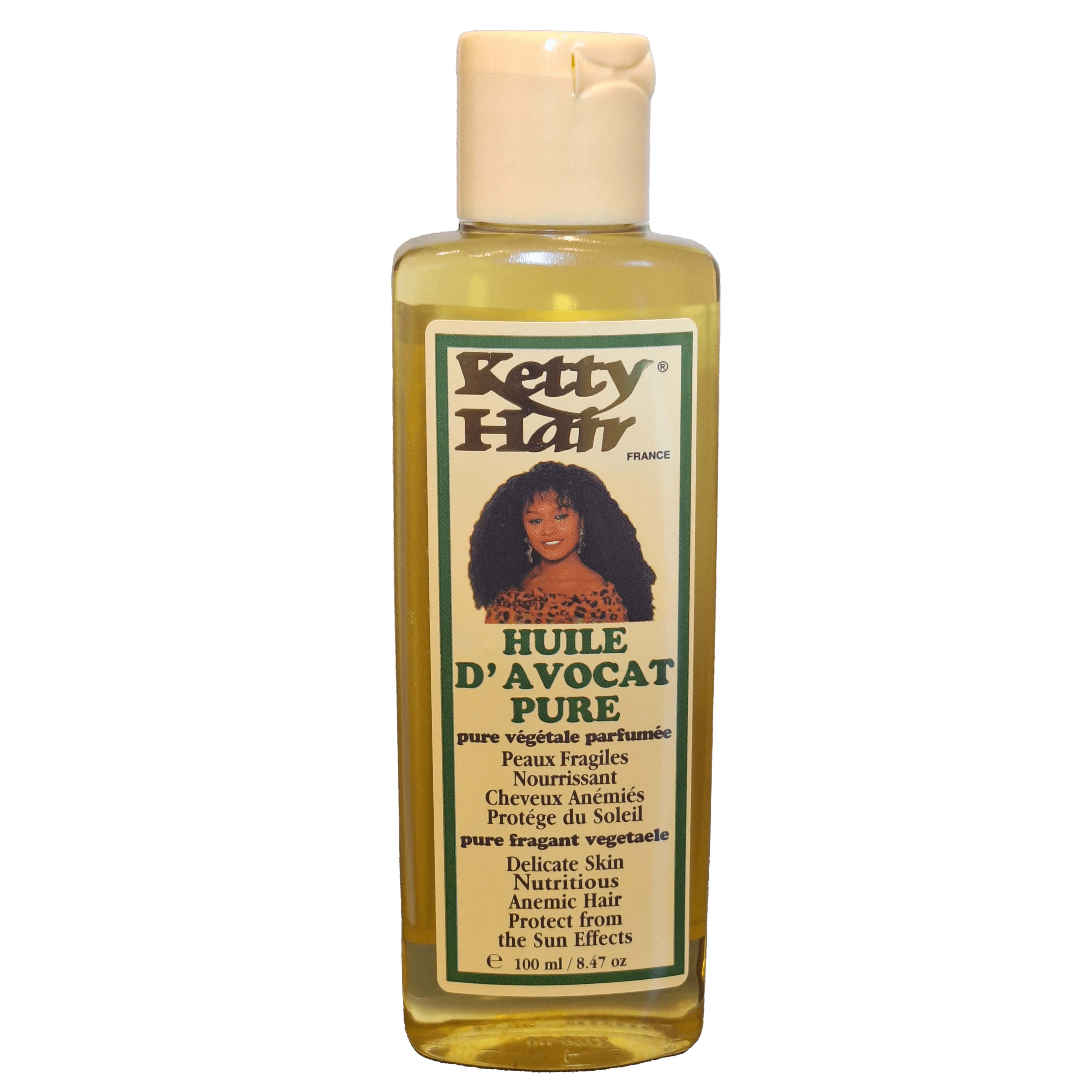 KETTY HAIR® HUILE D’AVOCAT PURE.