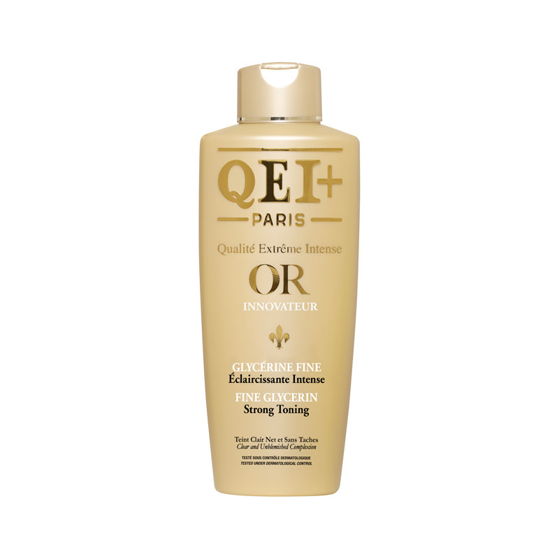 QEI OR INNOVATEUR GLYCERINE Fine Eclaircissante Intense.