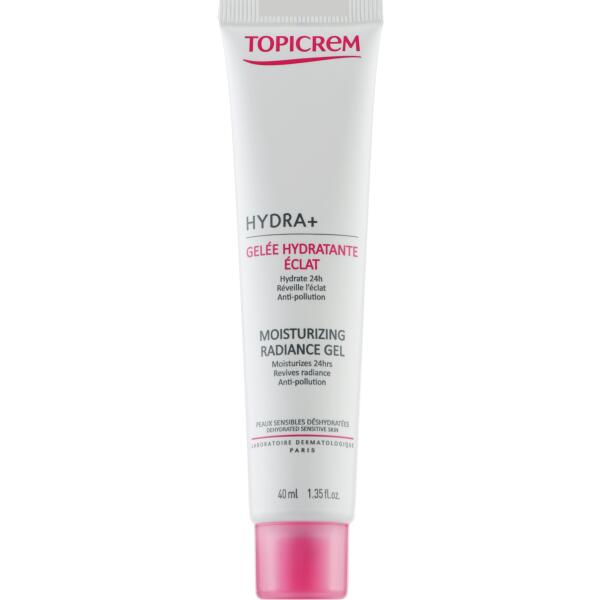TOPICREM® HYDRA+ MOISTURIZING RADIANCE GEL. TOPICREM® HYDRA+ MOISTURIZING RADIANCE GEL.
